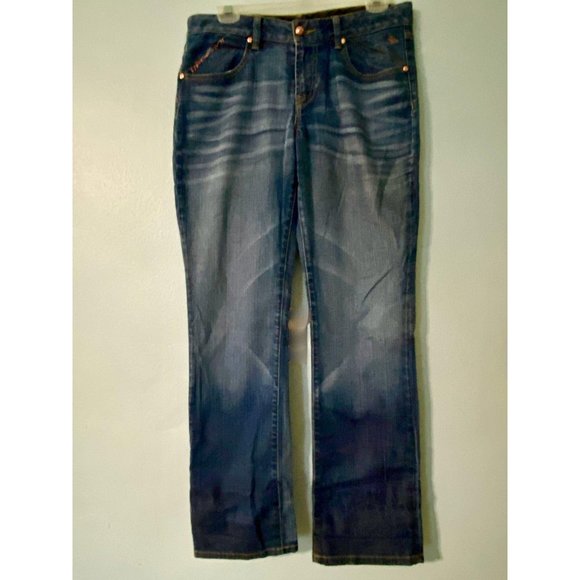 Christian Audigier Jasmin Rose Gold Denim CA318L28 - Picture 4 of 6